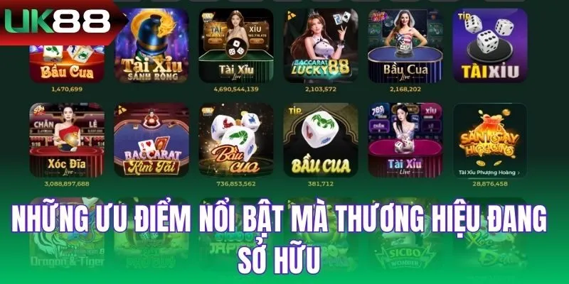 Những ưu điểm nổi bật mà thương hiệu đang sở hữu